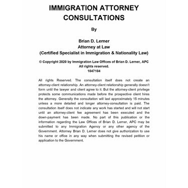 15-Minute Immigration Attorney Google Hangout Consultation Packet - Rocket Immigration Petitions